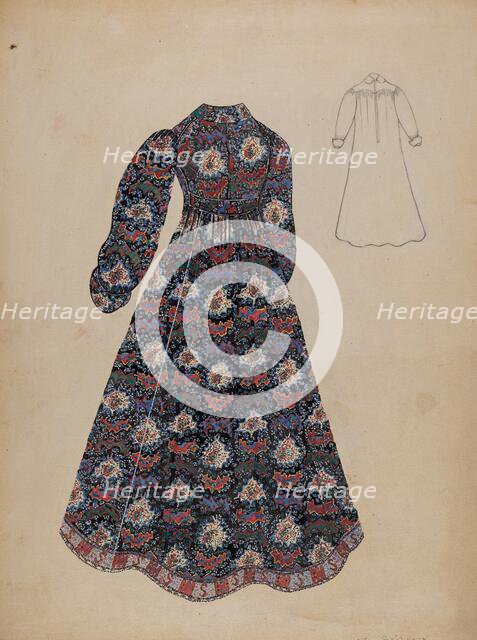 Dress, 1935/1942. Creator: Mae Szilvasy.