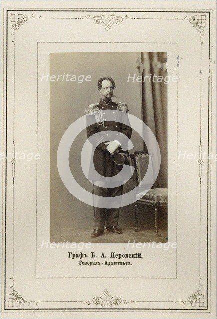 Portrait of General Count Boris Alexeyevich Perovsky (1815-1881), 1865.