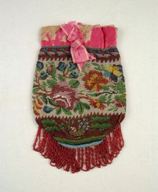 Pouch, American, 1840-60. Creator: Unknown.