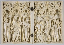 Diptych, French, 14th century. Creator: Unknown.