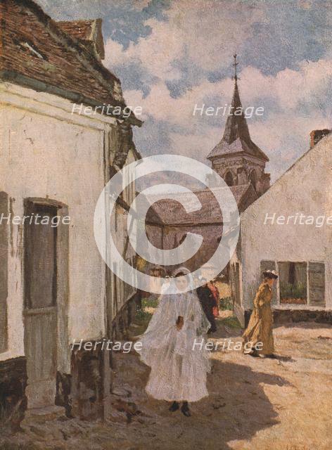'Returning from the First Communion', late 19th-early 20th century, (c1930).  Creator: James Charles.