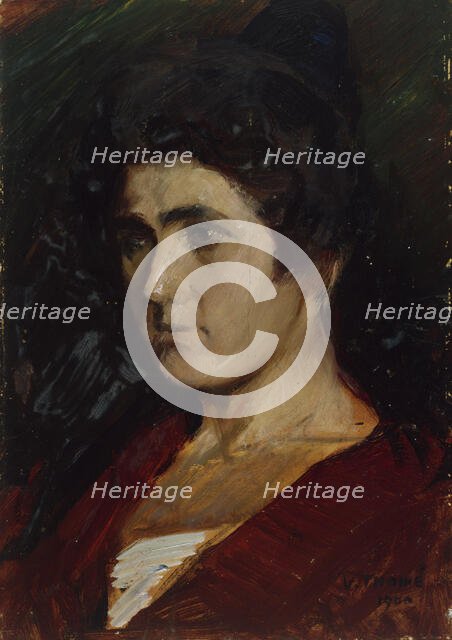 Portrait of a Woman, 1900. Creator: Verner Thome.