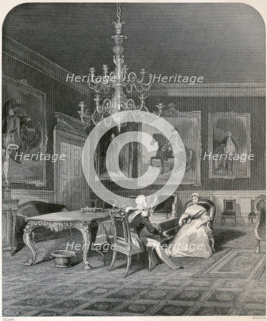 Accession of Queen Victoria, 1837. Artist: Unknown.