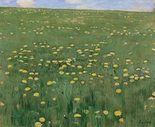 The Flower Meadow, ca 1901. Creator: Hodler, Ferdinand (1853-1918).