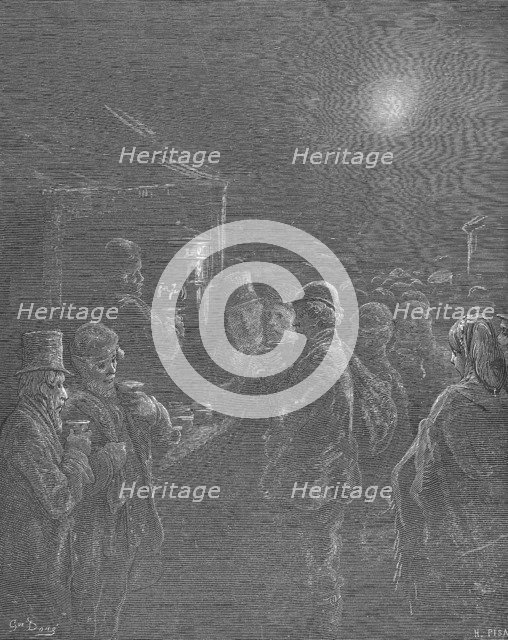 'Coffee Stall - Early Morning', 1872. Creator: Héliodore Joseph Pisan.