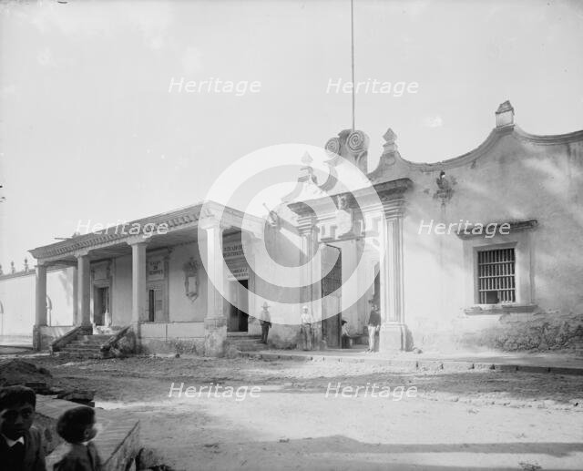 Cortez Palace at Coyoacan, between 1880 and 1897. Creator: William H. Jackson.