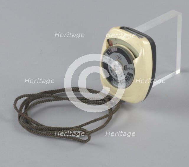 Light meter from the studio of H.C. Anderson, 1950s - 1970s. Creator: Agfa.