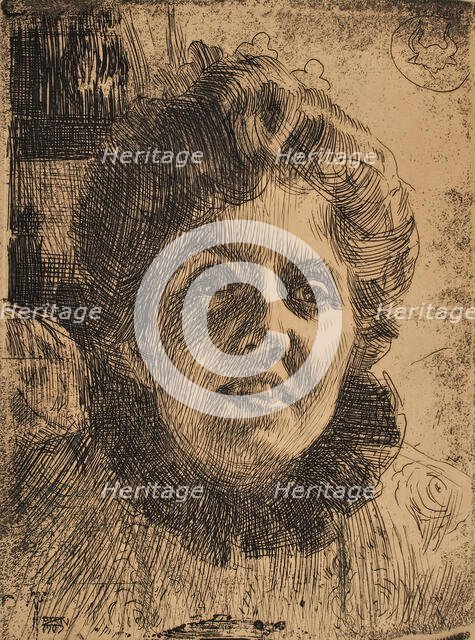 Aurore Oxenstierna-Klintberg, 1909. Creator: Anders Leonard Zorn.