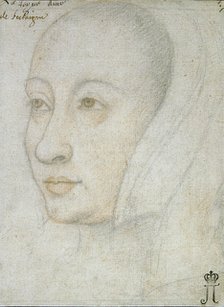 Portrait of Anne of Brittany (1477-1514).