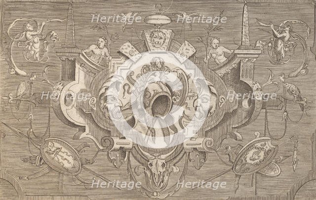 Targhe ed altri ornati di varie e capricciose invenzioni (Cartouches and other ornaments o..., 1773. Creator: Unknown.
