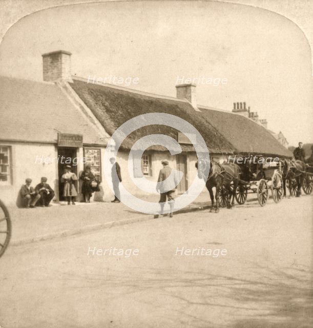 'The Birthplace of Robert Burns, Ayr, Scotland', 1896.  Creator: Works and Sun Sculpture Studios.