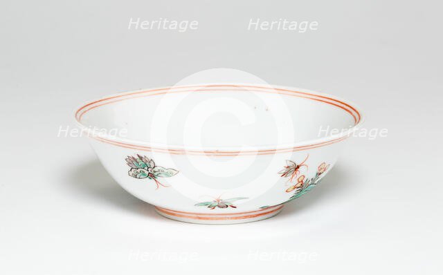Bowl with Butterflies and Rocks, Ming dynasty (1368-1644), Jiajing reign (1522-1566). Creator: Unknown.