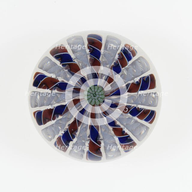 Paperweight, France, c. 1845-60. Creator: Saint-Louis Glassworks.