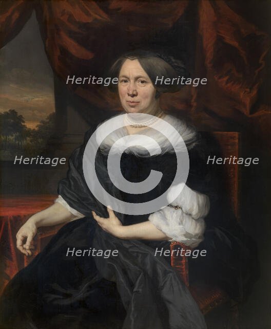 Portrait of a Woman, 1676. Creator: Nicolaes Maes.