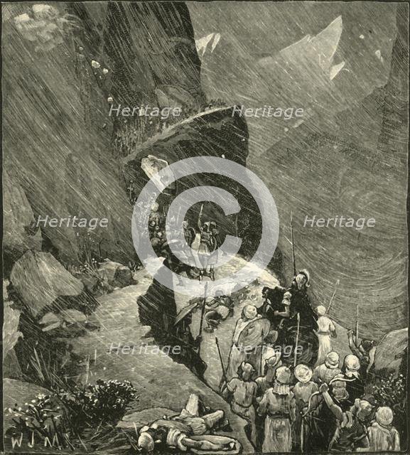 'The Carthaginians Crossing The Alps', 1890.   Creator: Unknown.
