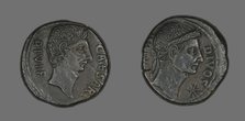 Coin Portraying Julius Caesar, about 38 BCE. Creator: Unknown.