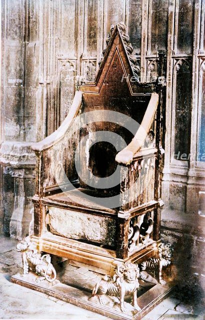 Coronation Chair, between c1910 and c1915. Creator: Bain News Service.