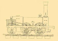 'Stephenson's (1833) Locomotive', (1887). Creator: Unknown.
