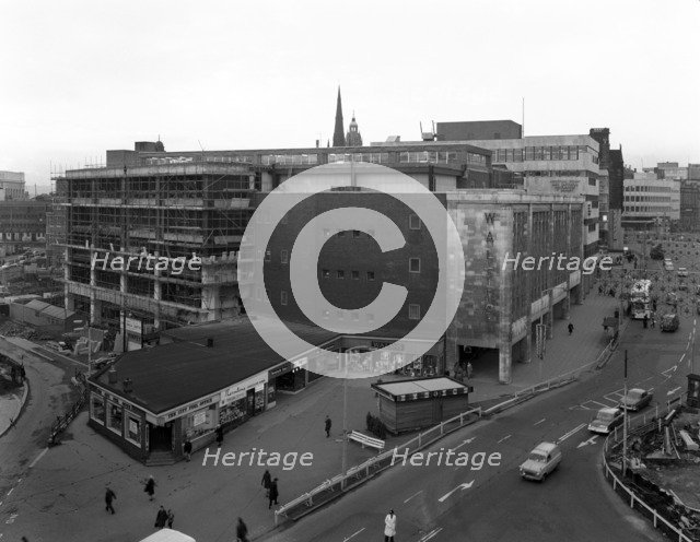 Walsh's department store in Sheffield prior to its redevelopment, South Yorkshire, 1966. Artist: Michael Walters