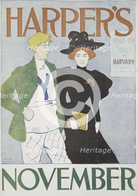 Harper's November, c1894. Creator: Edward Penfield.