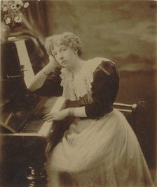 Portrait of the composer Cécile Chaminade (1857-1944), 1890.