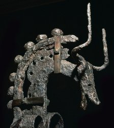 Celtic fire-dog used for cooking meat, 2nd century. Artist: Unknown