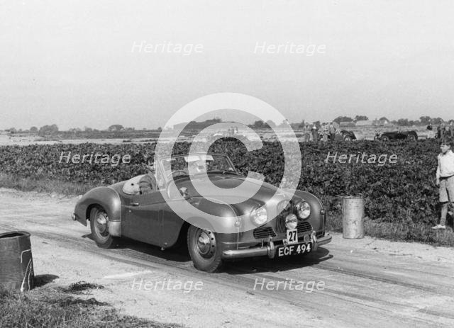 1952 Jowett Jupiter, Bill Smith, Felixtowe Rally. Creator: Unknown.