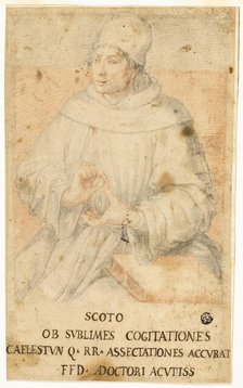 Duns Scotus, c. 1560. Creator: Federico Zuccaro.