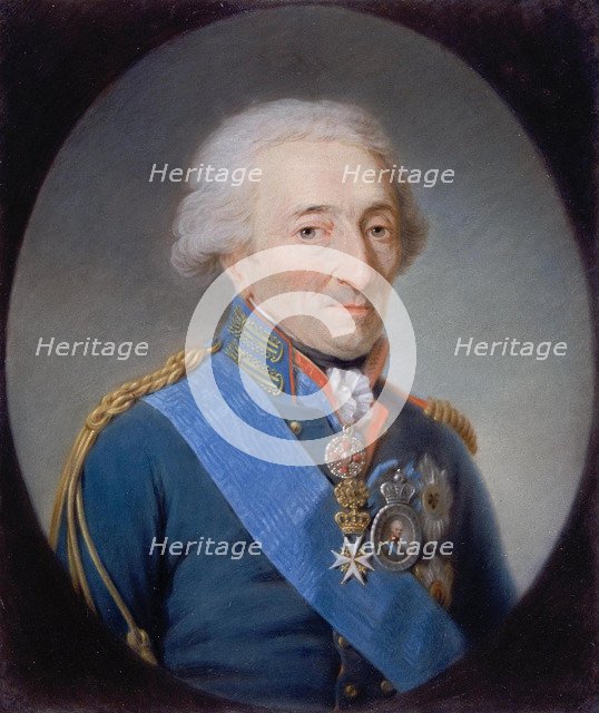 Portrait of Prince Nikolay Ivanovich Saltykov (1736-1816), 1807. Artist: Quadal, Martin Ferdinand (1736-1808)