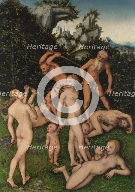 The Close of the Silver Age, ca 1530. Artist: Cranach, Lucas, the Elder (1472-1553)