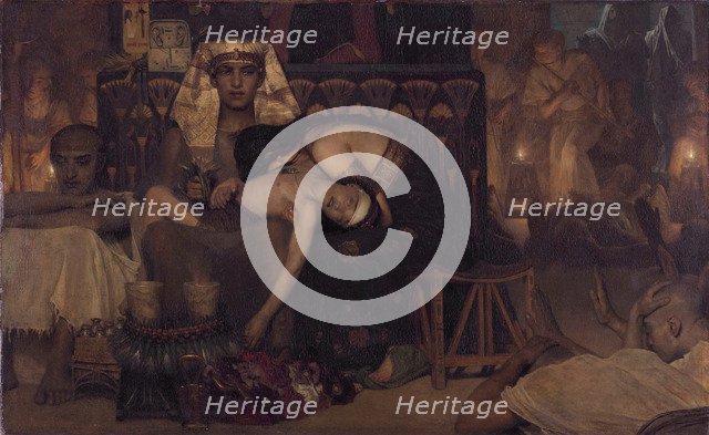 Death of the Pharaoh's Firstborn Son, 1872. Artist: Alma-Tadema, Sir Lawrence (1836-1912)