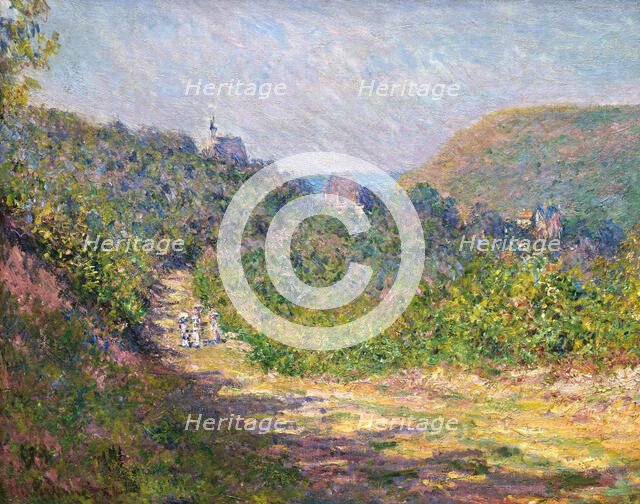 Aux Petites-Dalles, 1884. Creator: Monet, Claude (1840-1926).