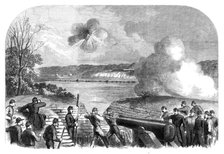 The War in America: Howlett's battery on the James River..., 1864. Creator: Mason Jackson.