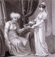 'Salome with the Head of John the Baptist', c1810-c1844. Artist: Henry Corbould 