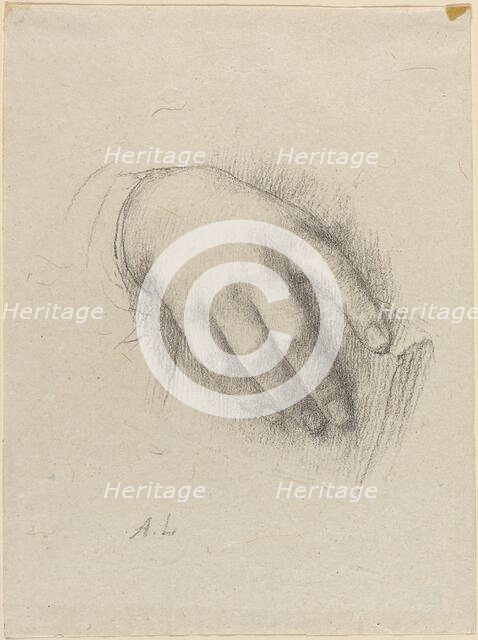 The Hand of the Artist's Daughter. Creator: Alphonse Legros.