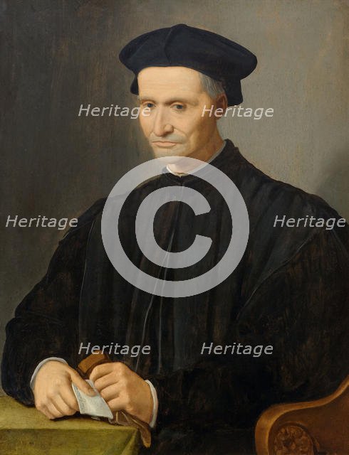 Portrait of Agostino Dini. Creator: Ghirlandaio, Ridolfo (1483-1561).