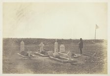 The Tombs of the Generals on Cathcart's Hill, 1855. Creator: Roger Fenton.