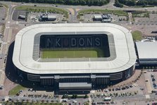 Stadium MK, home of Milton Keynes Dons and Milton Keynes Dons Women Football Clubs, 2017. Creator: Damian Grady.