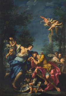 Rinaldo and Armida. Creator: Borroni, Giovanni Angelo (1684-1772).