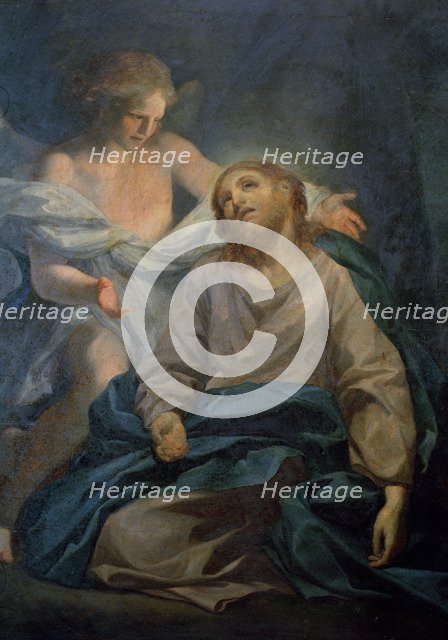 Agony in the Garden', oil on wood, held in Madrid (1774-1776), from the collection of Infante Gab…