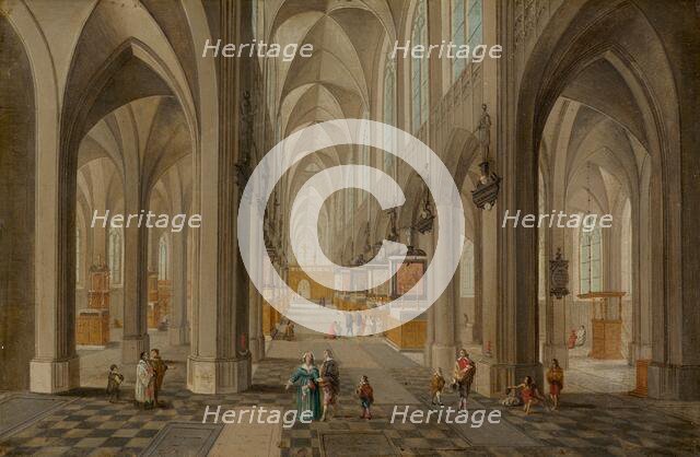 Antwerp Cathedral, c. 1650/1655. Creator: Peeter Neeffs the Elder.
