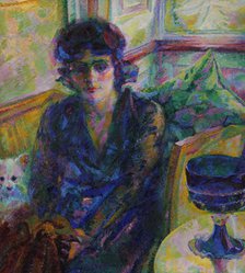 Portrait of Signora Cragnolini Fanna, 1916. Creator: Boccioni, Umberto (1882-1916).