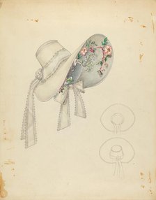 Wedding Bonnet, c. 1936. Creator: Nancy Crimi.