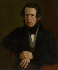 Portrait of J. V. Frico, 1840-1846. Creator: Jozef Bozetech Klemens.