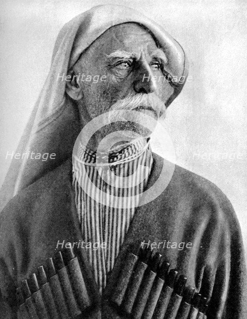 Georgian man wearing a tcherkeska, 1936. Artist: Unknown