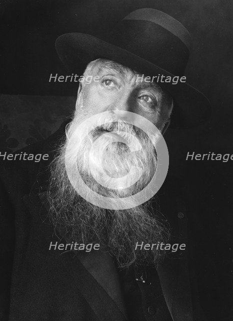 Portrait of Auguste Rodin (1840-1917), Between 1912 and 1917.