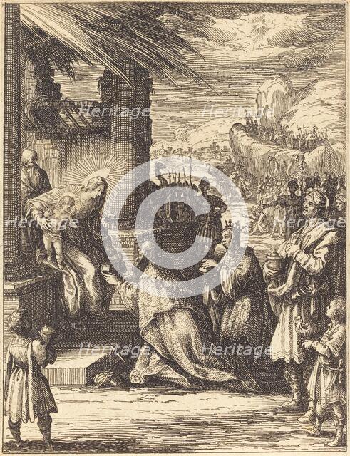 The Adoration of the Magi, 1623/1628. Creator: Jacques Callot.