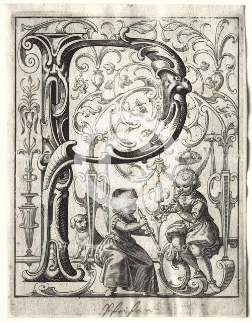 New ABC Booklet: P, 1627. Creator: Lucas Kilian (German, 1579-1637).
