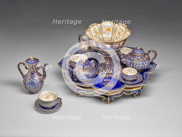 Tea and Coffee Service, 1850-1863. Creator: Sèvres Porcelain Manufactory.