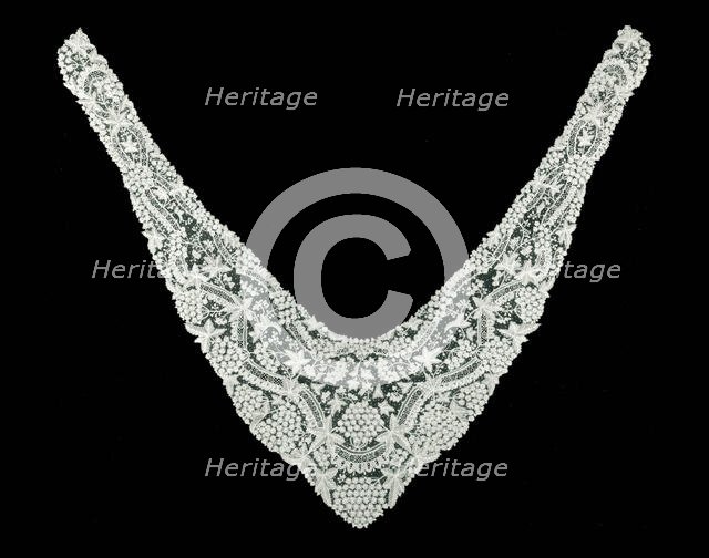 Collar, Belgium, 1880s/90s. Creator: Unknown.